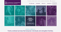 Desktop Screenshot of catholiccharitiesdm.org